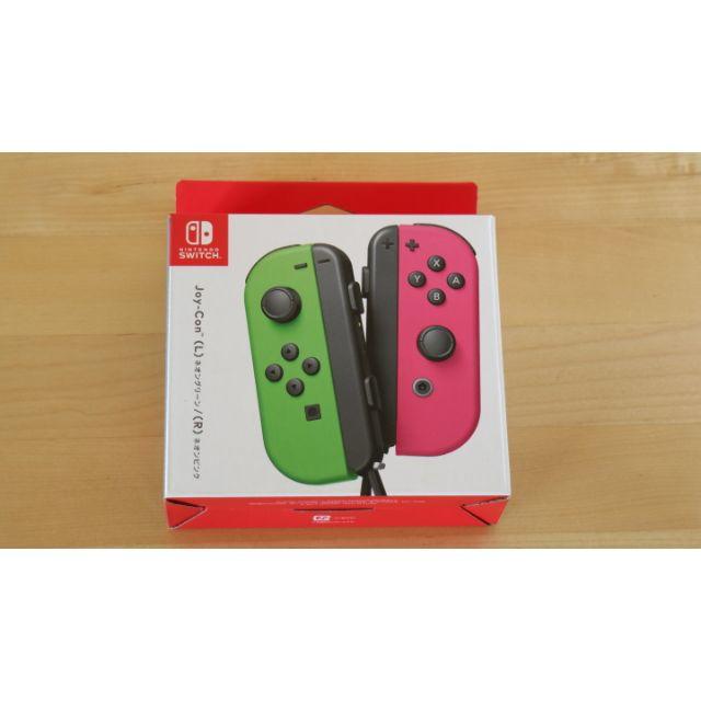 Nintendo Switch -  新品 任天堂 Joy-Con（L） ネオングリーン/（R） ネオンピンク