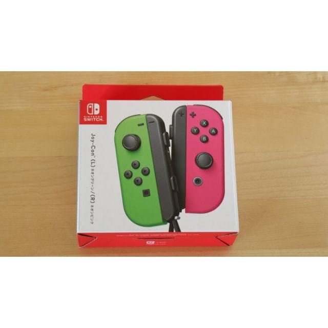 新品 任天堂 Joy-Con（L） ネオングリーン/（R） ネオンピンク