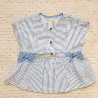 ザラキッズ(ZARA KIDS)の専用版⭐️ZARA Kids リボンつきブラウス 98cm(ブラウス)