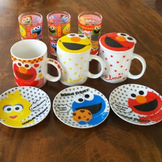 セサミストリート(SESAME STREET)のセサミストリート マグカップ&小皿&グラス(グラス/カップ)