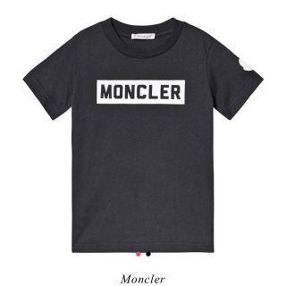 モンクレール(MONCLER)の【新品レア】モンクレール★BOXロゴTシャツ★大人OKサイズ黒(Tシャツ(半袖/袖なし))