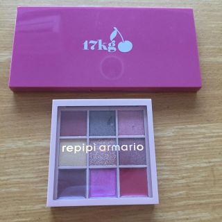 レピピアルマリオ(repipi armario)のニコラ付録 メイクパレット、ブラウンラメシャドウ&リップ 9色パレット(アイシャドウ)