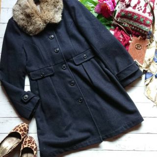 ページボーイ ネイビー ファーコート(レディース)の通販 6点 | PAGEBOY ...