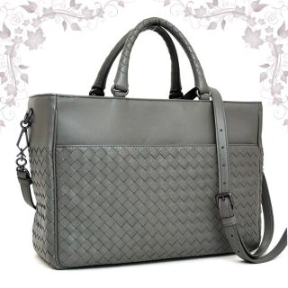 ボッテガヴェネタ(Bottega Veneta)の新品♡ボッテガヴェネタ 2WAYバッグ トートバッグ・ショルダーバッグ♡グレー(トートバッグ)