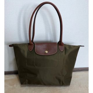 ロンシャン(LONGCHAMP)のロンシャン　美品　プリアージュ　カーキブラウン(トートバッグ)