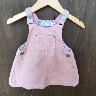 ザラキッズ(ZARA KIDS)のzara baby girl コーデュロイ サロペットスカート　74(スカート)