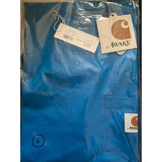 カーハート(carhartt)のCARHARTT WIP AWAKE NY s/s T-SHIRT blue L(Tシャツ/カットソー(半袖/袖なし))