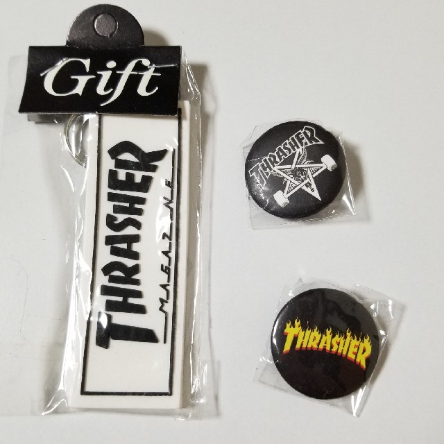 THRASHER(スラッシャー)のTHRASHER　スラッシャー3点セット レディースのファッション小物(キーホルダー)の商品写真