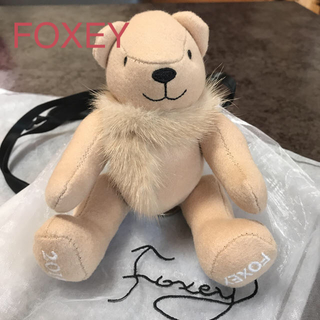 フォクシー(FOXEY)の☆FOXEY☆  カシミア　ミンク  ベアー　非売品(バッグチャーム)