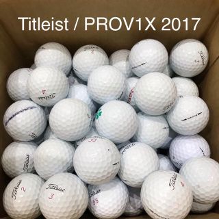 タイトリスト(Titleist)の97.《訳あり特価》100球 Titleist PROV1X 2017 ロスト(その他)