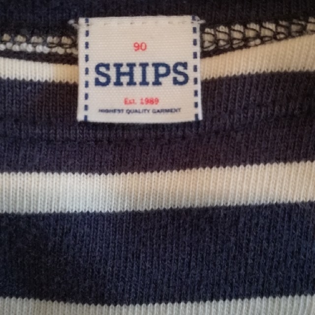 SHIPS(シップス)のSHIPS  ボーダーワンピース　90センチ キッズ/ベビー/マタニティのキッズ服女の子用(90cm~)(ワンピース)の商品写真