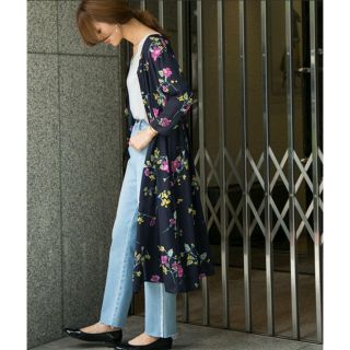 アーバンリサーチドアーズ(URBAN RESEARCH DOORS)の新品タグ付き☆ アーバンリサーチドアーズ☆花柄 2way ガウン ワンピース(ひざ丈ワンピース)