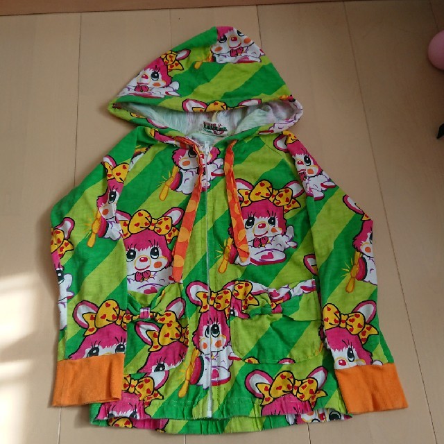 GrandGround(グラグラ)のグラグラ  ジップパーカー  120cm キッズ/ベビー/マタニティのキッズ服女の子用(90cm~)(ジャケット/上着)の商品写真