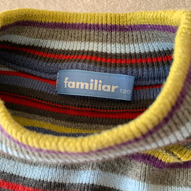 familiar(ファミリア)のfamiliar 110 タートル綿セーター キッズ/ベビー/マタニティのキッズ服男の子用(90cm~)(ニット)の商品写真