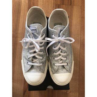 コンバース(CONVERSE)の別注！スタニングルアー×コンバース　シルバーラメ(スニーカー)