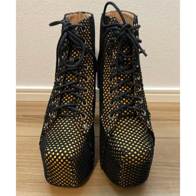 JEFFREY CAMPBELL(ジェフリーキャンベル)のジェフリーキャンベル Jeffrey Campbell  厚底ショートブーツ レディースの靴/シューズ(ブーツ)の商品写真