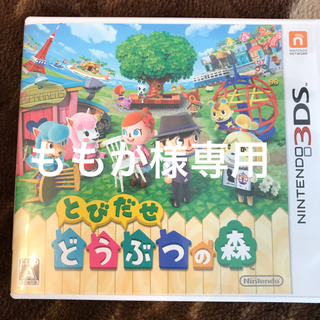 ニンテンドウ(任天堂)のとびだせ どうぶつの森 3DS(携帯用ゲームソフト)