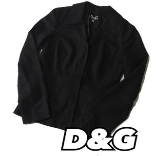 ディーアンドジー(D&G)の【D&G】ドルチェ&ガッバーナ ジャケット ブラックM(テーラードジャケット)