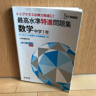 数学テキスト　特進　中学一年生向け(語学/参考書)