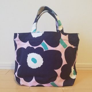 マリメッコ(marimekko)のmarimekko　マリメッコ　ヴェロニカ　ウニッコ　バッグ　2015年限定色(ハンドバッグ)