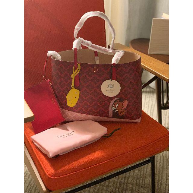 kate spade new york(ケイトスペードニューヨーク)の[完売品]ケイトスペードニューヨーク X トム アンド ジェリー ラージ トート レディースのバッグ(トートバッグ)の商品写真