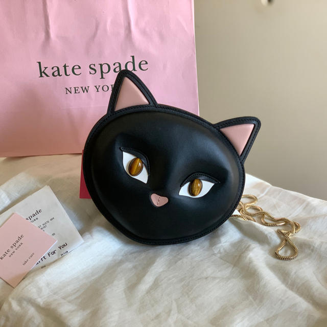 [CATS × kate spade new york]クロスボディ猫ポーチ限定