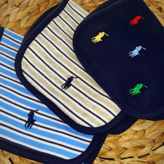 ラルフローレン(Ralph Lauren)のラルフローレン　スタイ　3枚セット(ベビースタイ/よだれかけ)