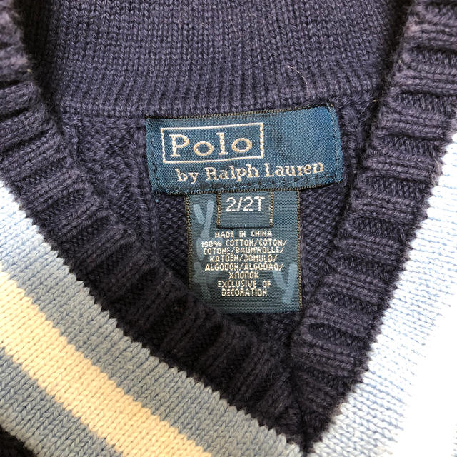 POLO RALPH LAUREN(ポロラルフローレン)のラルフローレンベスト キッズ/ベビー/マタニティのキッズ服男の子用(90cm~)(ニット)の商品写真