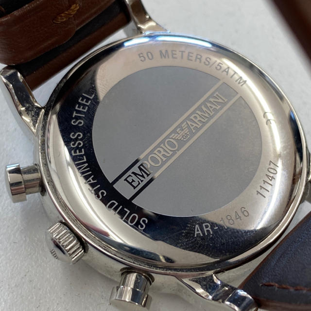 Emporio Armani(エンポリオアルマーニ)の【K637】エンポリオアルマーニ EMPORIO ARMANI 腕時計  メンズの時計(腕時計(アナログ))の商品写真