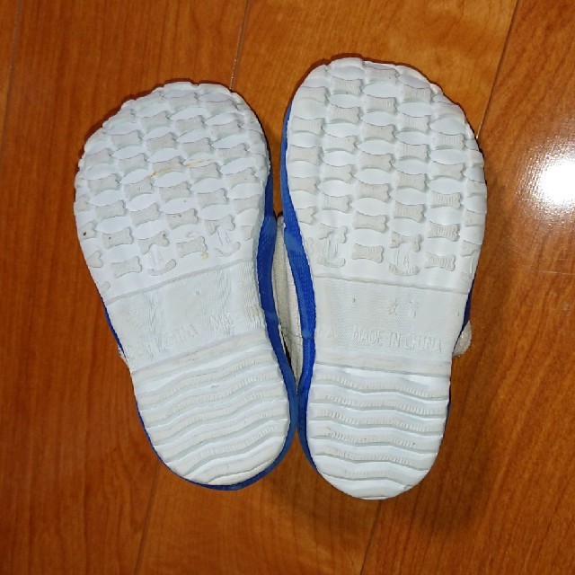 asics(アシックス)の[☆にごう☆様専用] 内ばき14cm 教育パワーシューズ キッズ/ベビー/マタニティのキッズ靴/シューズ(15cm~)(スクールシューズ/上履き)の商品写真