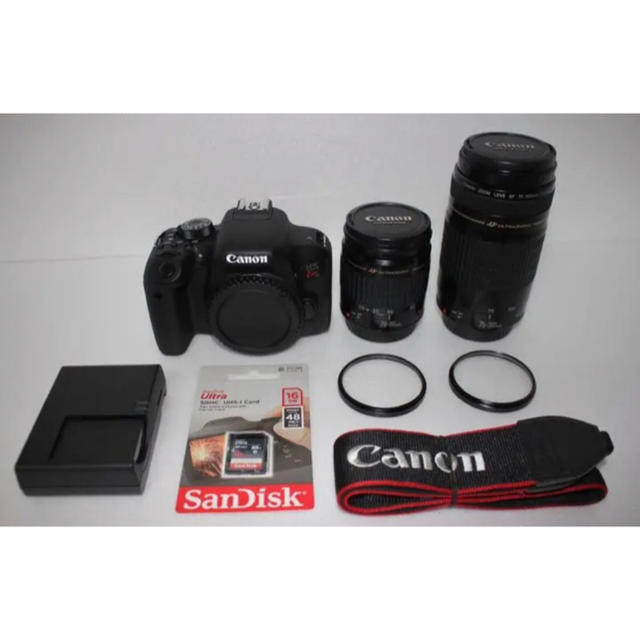 2022特集 ☆極上品☆canon kiss x9i☆ 標準&望遠ダブルレンズセット
