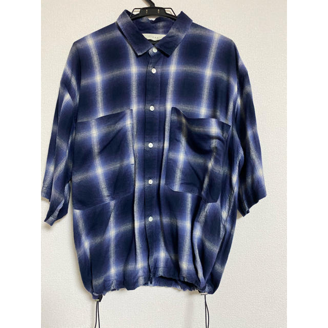 Jieda(ジエダ)のjieda CHECK DRAW CODE SHIRT メンズのトップス(シャツ)の商品写真