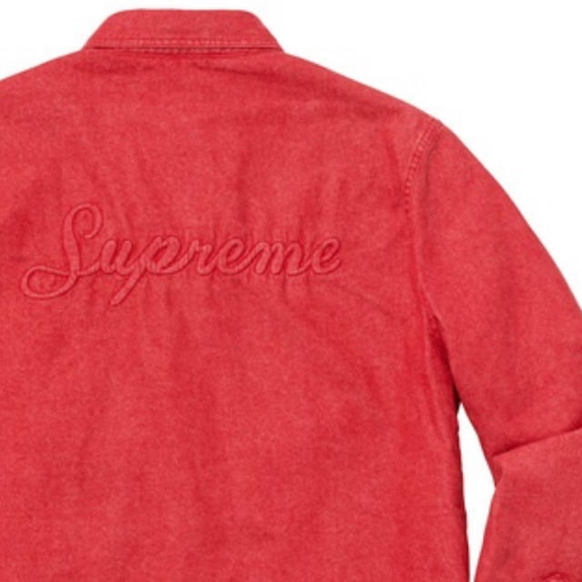 supreme sherpa lined denim shirt