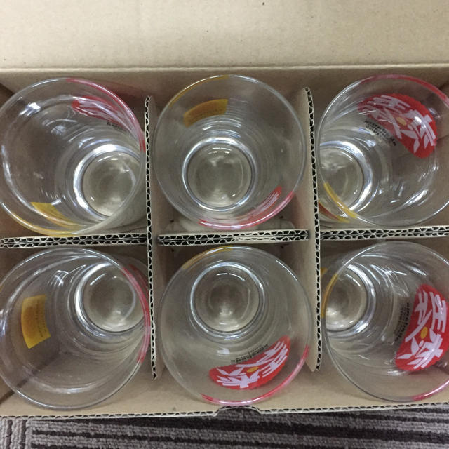 スタイリッシュシンプル 赤玉パンチ グラス 6ケセット - 通販
