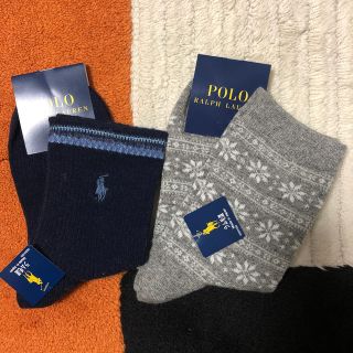 ポロラルフローレン(POLO RALPH LAUREN)の【POLO RALPH LAUREN】靴下2足セット(ソックス)