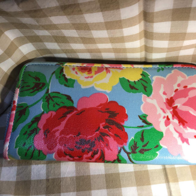 Cath Kidston(キャスキッドソン)のキャスキッドソン 長財布　ローズマロックブルー　青　レア　新品 レディースのファッション小物(財布)の商品写真