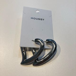 マウジー(moussy)のmoussy ハートフープピアス(ピアス)