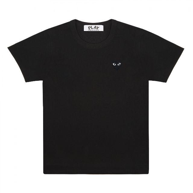 COMME des GARCONS(コムデギャルソン)のPLAYコムデギャルソン メンズ 黒ハートT BLACK/L メンズのトップス(Tシャツ/カットソー(半袖/袖なし))の商品写真
