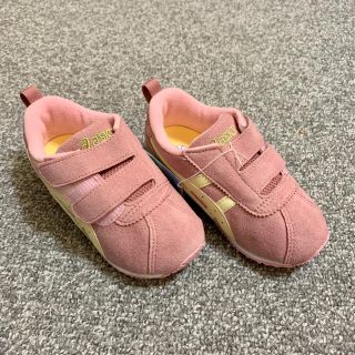 アシックス(asics)の【新品】アシックス  スニーカー　ピンク　15.5cm(スニーカー)