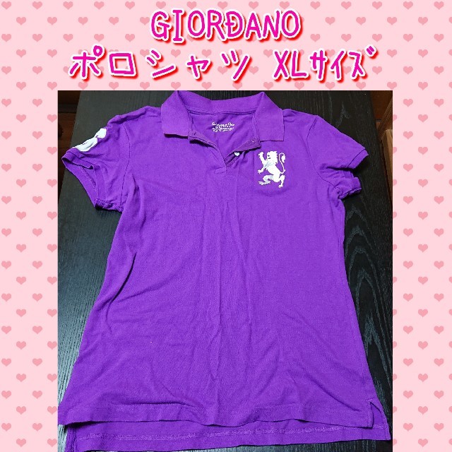 Gianluca Giordano(ジャンルーカジョルダーノ)のGIORDANO ポロシャツ XLｻｲｽﾞ レディースのトップス(ポロシャツ)の商品写真