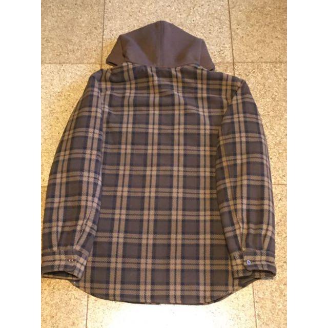 Supreme(シュプリーム)のhooded plaid work shirt 専用 メンズのジャケット/アウター(ブルゾン)の商品写真