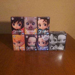 バンプレスト(BANPRESTO)の鬼滅の刃 Qposket vol.1&2&ジャンプ応募者全員サービス セット(アニメ/ゲーム)