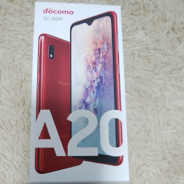 docomo Galaxy A20 SC-02M レッド
新品 SIMフリー②