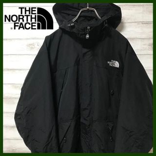 ザノースフェイス(THE NORTH FACE)のしの様専用　ノースフェイス★刺繍ロゴ　マウンテンパーカー　ブラック　Ｌ(マウンテンパーカー)