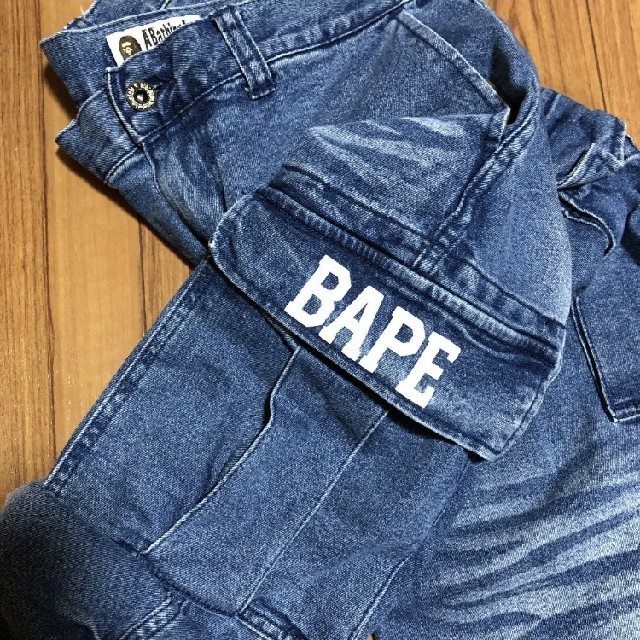 A BATHING APE(アベイシングエイプ)のエイプ　ジョガーデニムパンツ メンズのパンツ(デニム/ジーンズ)の商品写真