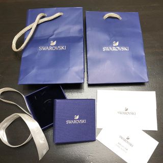 スワロフスキー(SWAROVSKI)のスワロフスキー　紙袋❁箱❁リボン(ショップ袋)