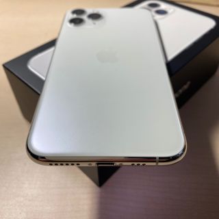iPhone - iPhone11 pro 64GB シルバー AppleCare+付の通販 by みかん's
