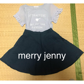メリージェニー(merry jenny)のmerry jenny Tシャツ　スカート(Tシャツ(半袖/袖なし))