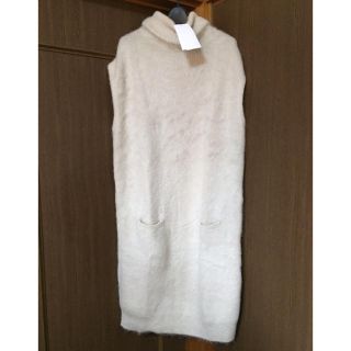 マルタンマルジェラ(Maison Martin Margiela)のM新品80%off メゾン マルジェラ ノースリーブ ニットワンピース ドレス (ニット/セーター)