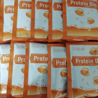 ディーエイチシー(DHC)のDHC プロテインダイエット　ミルクティー味10袋　プロティンダイエット　送料込(プロテイン)